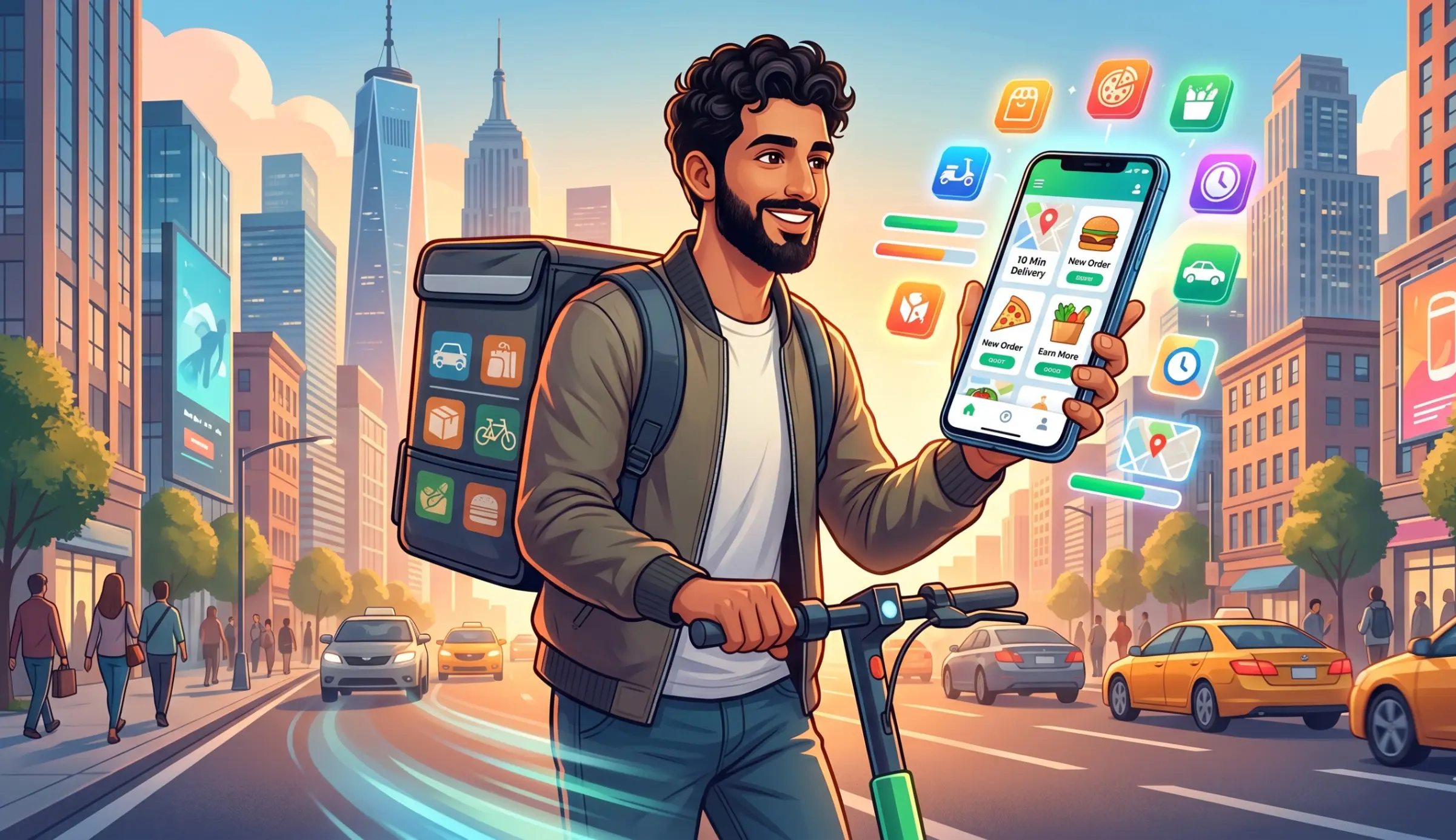 Best Delivery Apps to Work for in the USA in 2026: The Complete Guide for Arabs (Even Without Fluent English)