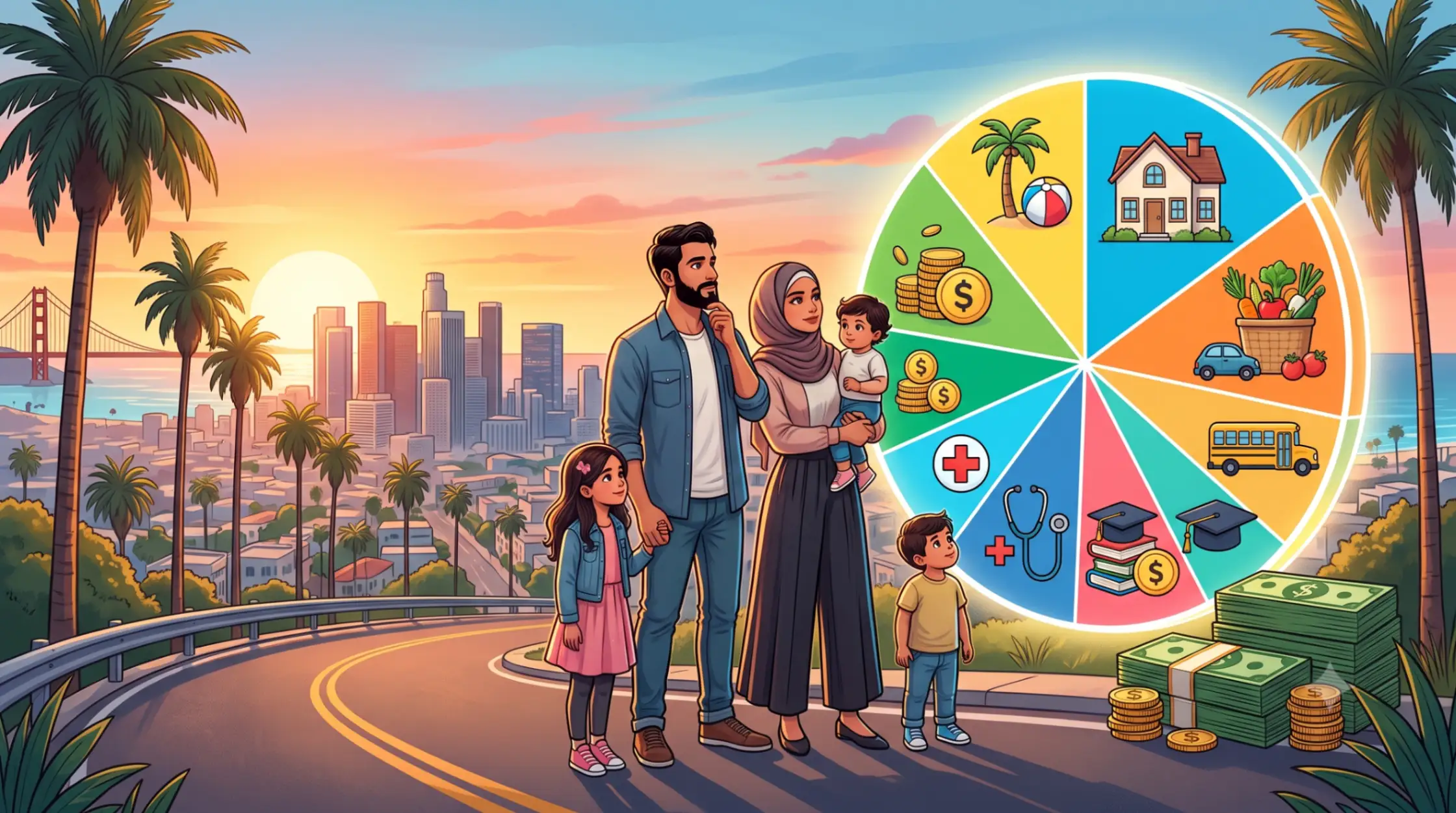 How Much Does It Cost for a Family to Live in California in 2026? A Complete Breakdown for New Immigrants
