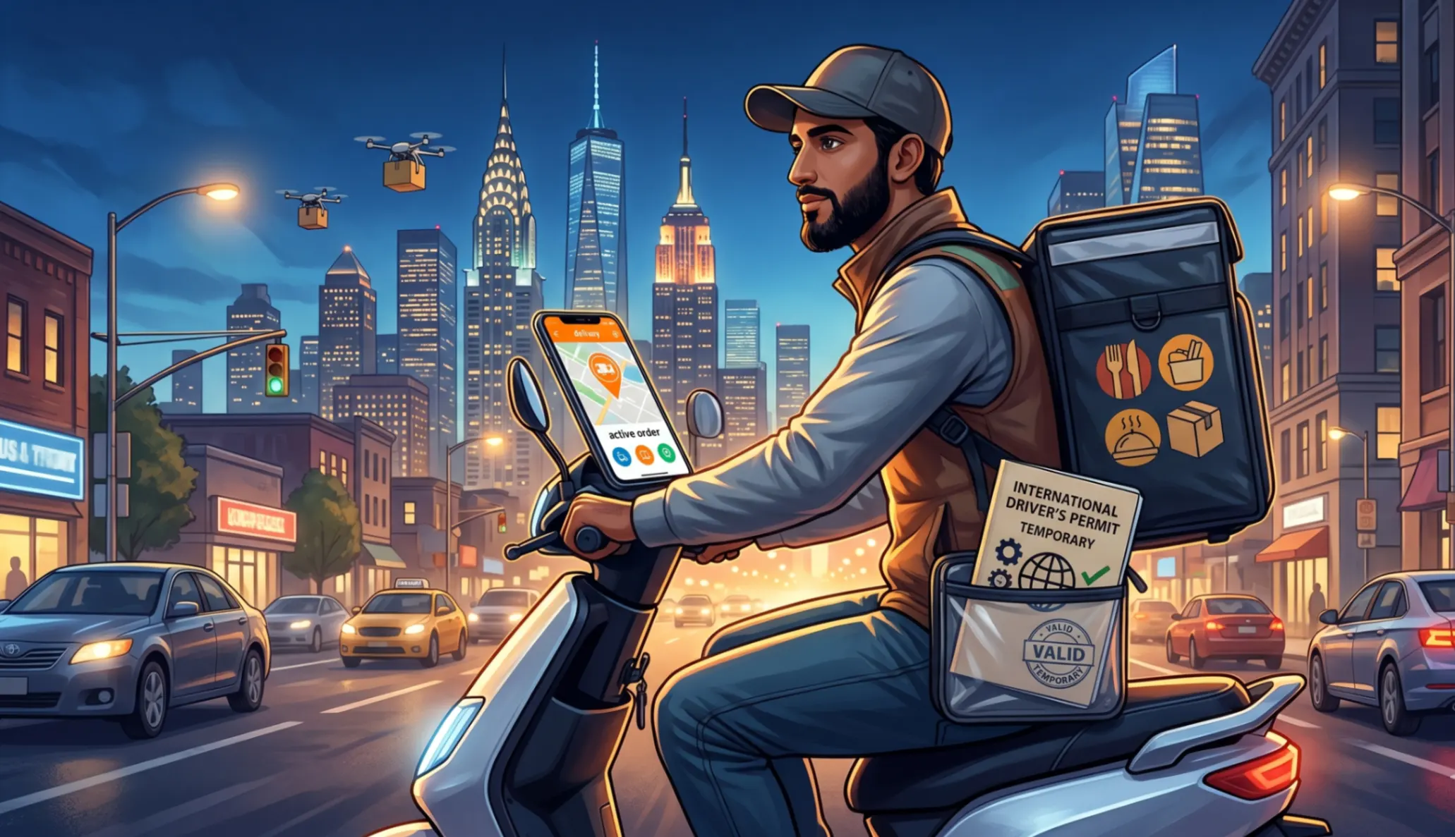 Can You Work for Delivery Apps in the USA with an International License in 2026? The Complete Guide and Legal Alternatives